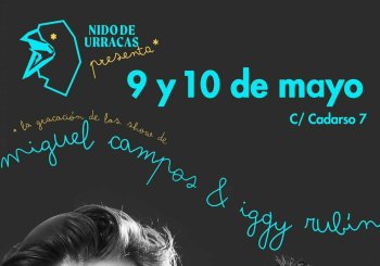 La grabación del show de Miguel Campos e Iggy Rubín en Madrid