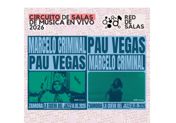 Marcelo Criminal y Pau Vegas en La Cueva del Jazz de Zamora