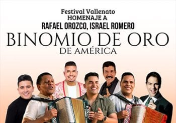 Festival Vallenato - Homenaje a Rafael Orozco, Israel Romero - Binomio de Oro de América Madrid