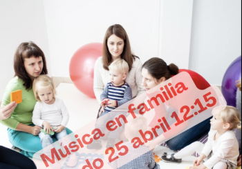 Taller de Música en Familia en San Sebastián de los Reyes en Madrid