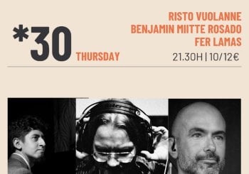 Benjamín Mitte Rosado, Risto Vuolanne y Fer Lamas en Madrid