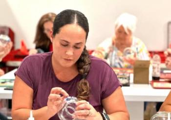 Mosaic Art Classes Hervey Bay: Turkish Lamp Workshop