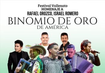 Festival Vallenato - Homenaje a Rafael Orozco, Israel Romero - Binomio de Oro de América Pontevedra