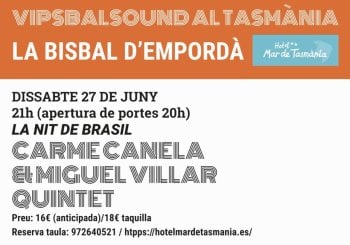 CARME CANELA & MIGUEL VILLAR QUINTET 'NIT DE BRASIL' Girona