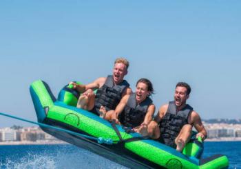 Crazy Sofa Ride in Sitges: The Wildest Ride on the Water