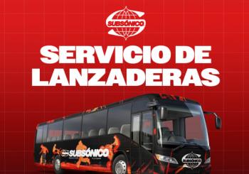 Bus Lanzadera Subsónico, Madrid 2026