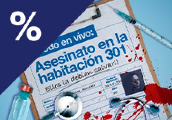 Cluedo en vivo: Asesinato en la Habitación 301 en Madrid