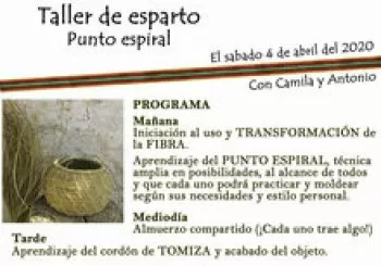 Taller de Esparto Punto Espiral. En Torremolinos
