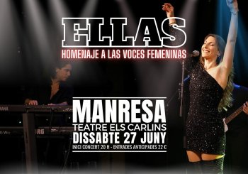 ELLAS ( HOMENAJE AL POP ROCK FEMENINO) EN MANRESA Barcelona