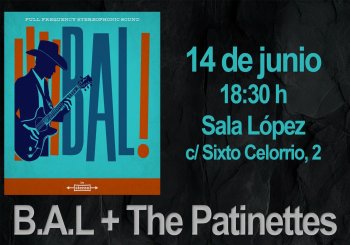 Concierto solidario APSATUR ARAGÓN con B.A.L + The Patinette's Zaragoza