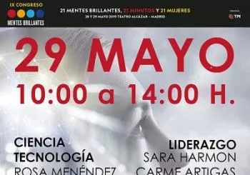 Entradas IX Congreso Mentes Brillantes 2019 (Día 29 Mañana) en Madrid