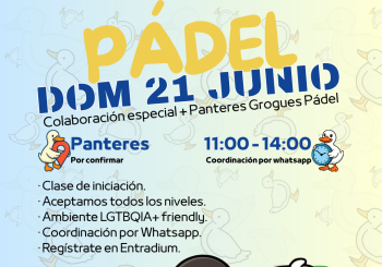 Pádel Panteres Grogues + LGTBCN + Ahora Dónde en Barcelona