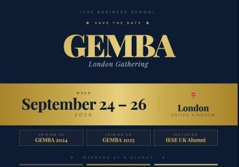 GEMBA Alumni Reunion 2024-2025 en Madrid
