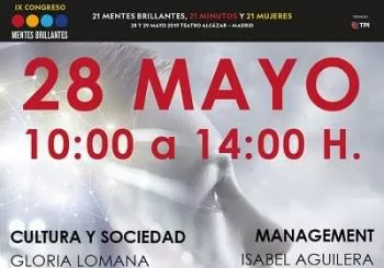 Entradas IX Congreso Mentes Brillantes 2019 (Día 28 Mañana) en Madrid