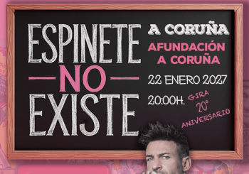 ESPINETE NO EXISTE – EDUARDO ALDÁN – GIRA 20º ANIVERSARIO A Coruña