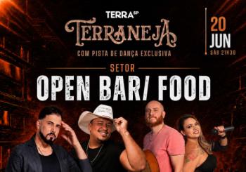 Terraneja Open Bar com Jhony Quadros, Géssica & Rodrigo e Thiago Rocha no Terra SP en São Paulo