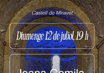 Concert Joana Gomila, Laia Vallès i Carles Medina al Castell de Miravet Tarragona