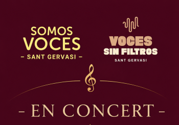 VOCES SIN FILTROS + SOMOS VOCES en concert! Barcelona