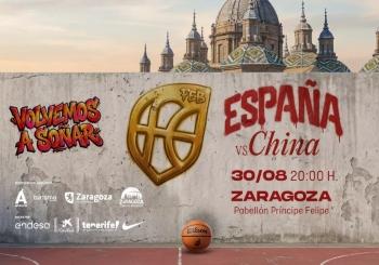 España vs China Baloncesto Femenino en Zaragoza