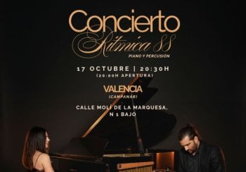 RÍTMICA 88 EN CONCIERTO ( Dúo Piano y Percusión) a Valencia
