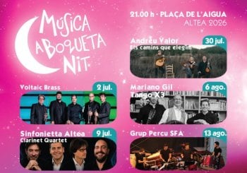 Grup Percu SFA - Música a Boqueta Nit - Altea 2026 en Alicante