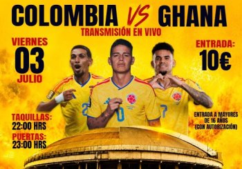 COLOMBIA vs GHANA en Madrid