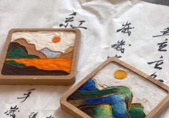 Chinese Cloisonne Coaster DIY Workshop Sydney