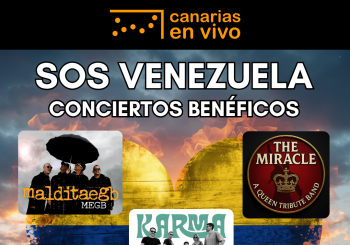 SOS VENEZUELA CONCIERTOS BENÉFICOS EN CANARIAS EN VIVO - MALDITA EGB - KARMA - MIRACLE BAND TRIBUTO A QUEEN - LAS PALMAS Palmas, Las
