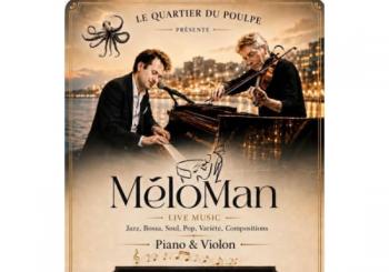???? MéloMan – Concert Live Piano & Violon à Nice