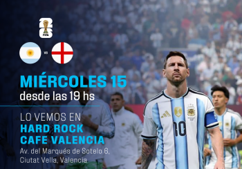 Argentina vs Inglaterra - Semifinal - 19:00 hs Valencia/València