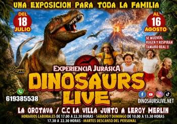 Dinosaurios Live en La Orotava