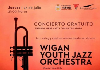 Concierto Gratuito WIGAN YOUTH JAZZ ORCHESTRA Borja Zaragoza