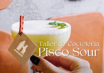 Taller de Coctelería Pisco Sour en la ESCOM en Madrid