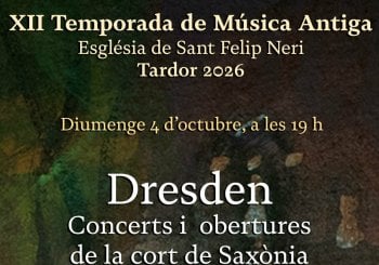 Orquestra Barroca Catalana · Dresden · XII Temporada de Música Antiga a Sant Felip Neri Barcelona