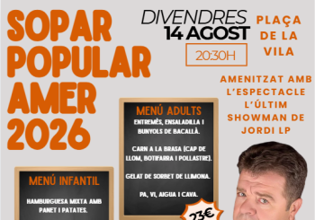 SOPAR POPULAR 2026 Girona