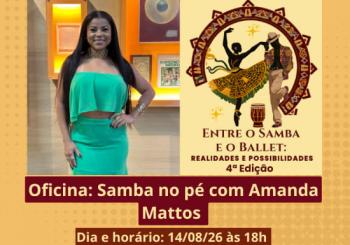 Entre o Samba e o Ballet: Realidades e Possibilidades - 2026 - Oficinas Rio de Janeiro