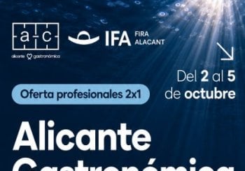 ACREDITACIÓN PROFESIONAL ALICANTE GASTRONÓMICA 2026. PROMOCIÓN 2X1