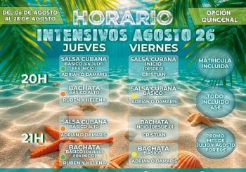 INTENSIVOS AGOSTO SALA NEW YORK REUS Tarragona