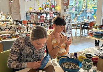 Ceramic Painting Workshop in Bendigo