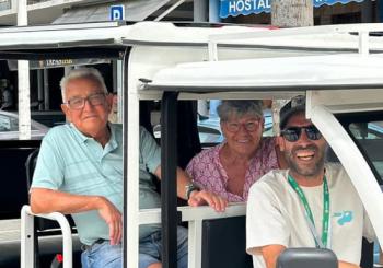 Tour en tuk tuk eléctrico: Málaga