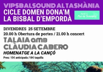 CLÀUDIA CABERO presenta TALAIA. 'UN HOMENATGE A LA CANÇÓ' Girona