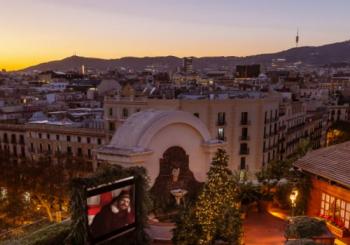 Christmas rooftop cinema en El Palace Barcelona