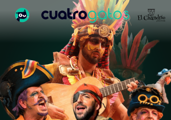 Piojo, Chema, Mota y Suso en Cuatrogatos Sevilla