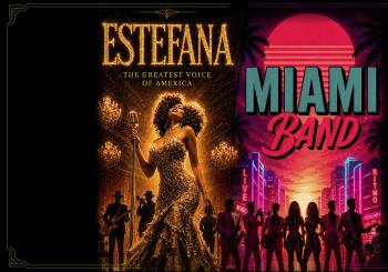 Estefana y Miami Band en México