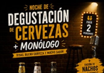 Degustación de cervezas + monólogo en Madrid