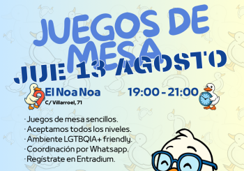 Juegos de mesa LGTBCN - 13 Agosto Barcelona