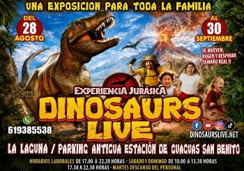 Dinosaurios Live en La Laguna
