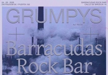Grumpys + DITCHERS en Barracudas Rock Bar 4/9 en Madrid
