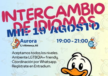 Intercambio de idiomas LGTBCN - 19 Agosto Barcelona