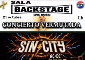 CONCIERTO VERMUTADA SIN CITY AC/DC BON SCOTT YEARS Barcelona